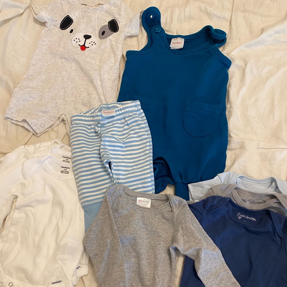 0-3 baby boy clothes (never worn)